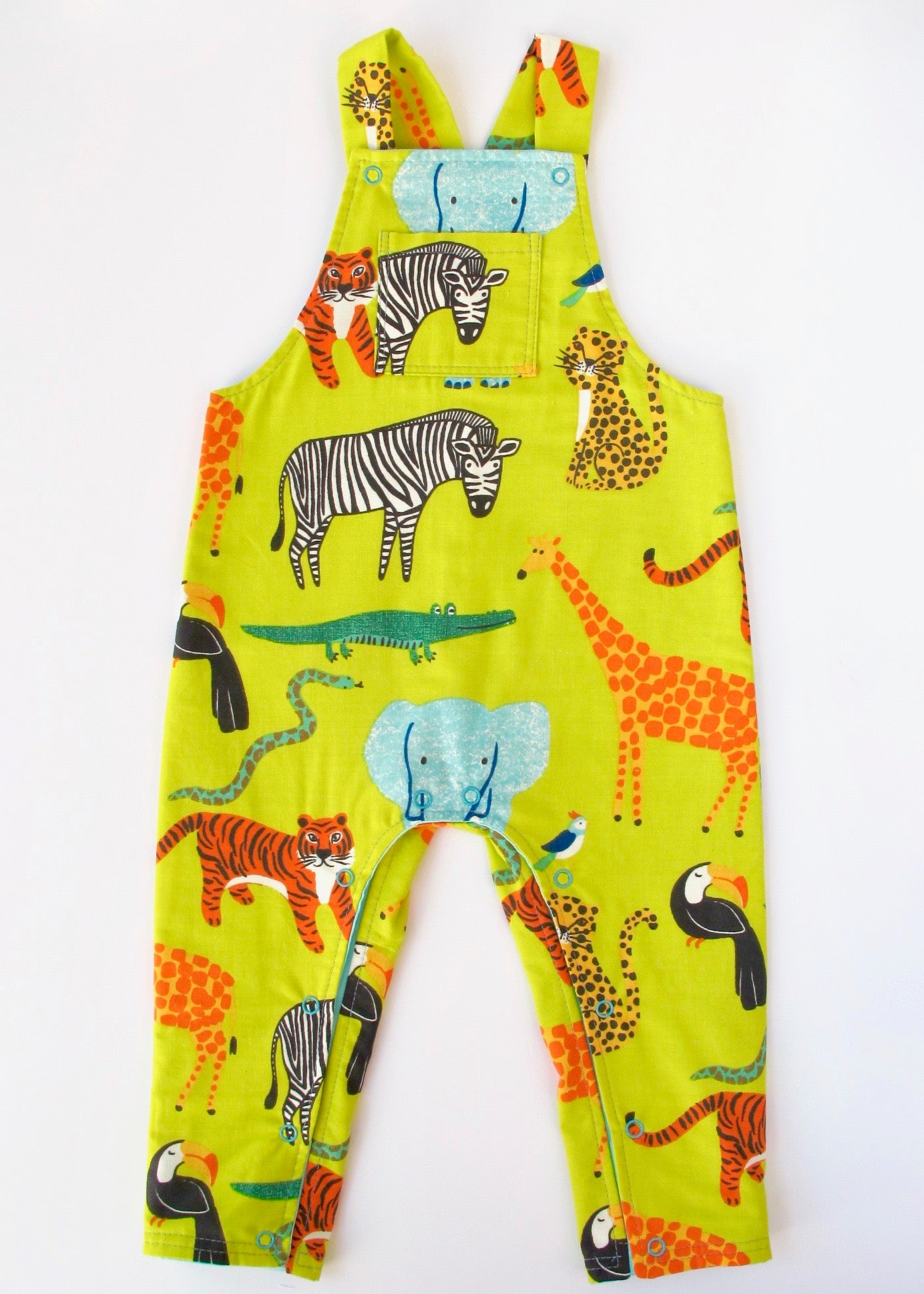 Jungle-Tastic Animal Dungarees