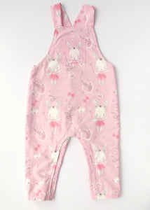 Pink Rabbit Ballerina Dungarees