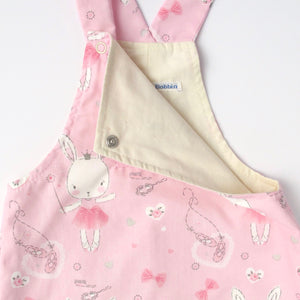 Pink Rabbit Ballerina Dungarees