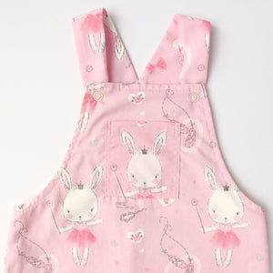 Pink Rabbit Ballerina Dungarees