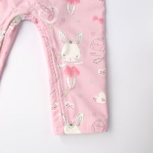 Pink Rabbit Ballerina Dungarees